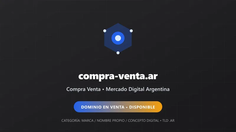 Identidad gráfica y activo digital para Compra Venta en Argentina